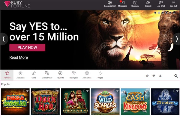 Ruby Fortune Casino Review